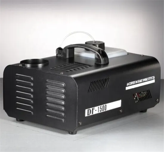 Stage Effect 1500W Smoke Machine: Vertical Upward Fog, DMX Control, and Column Hood Lighting for Professional Events