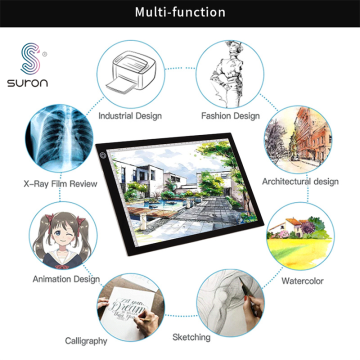 Suron Light Box Tracing Escribir almohadilla de luz portátil