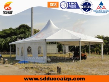 multi-sides end with high peak Tent with pvc transparent window