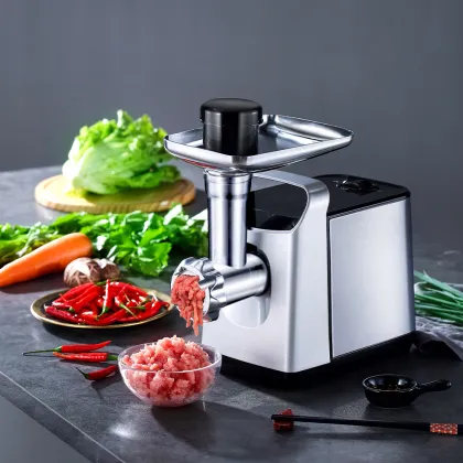Hot Sale Metal S/S Automatic Mincers Food Mincing Machine Electric Meat Grinder