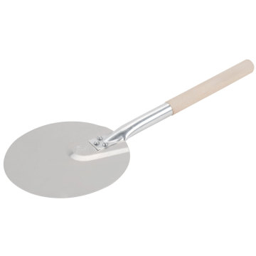Aluminum Round Pizza Peel with Wood Handle