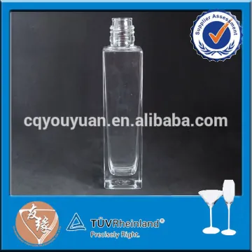 Food grade square empty oil bottles 250ml