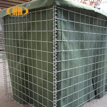Military steel wire sand wall defensive barrier bastion