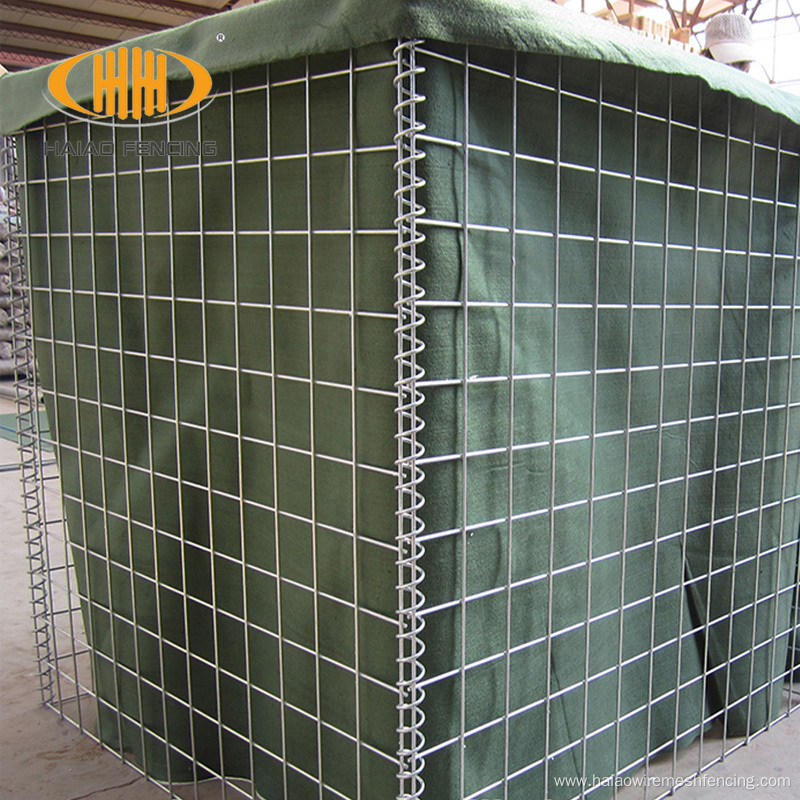 Military steel wire sand wall defensive barrier bastion