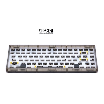 Sikakeyb SK5 Castle Abs Ink Black RGB 84 Keys Hotswap DIY Type C Papan Kekunci Permainan