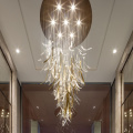 Modern hotel customize glass Project chandelier