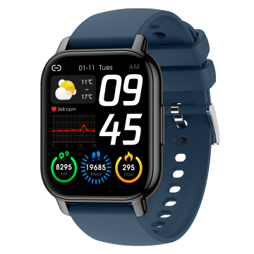P66 IP68 Waterproof Smart Watch พร้อม BT Call, Health &amp; Fitness Tacking, Monition ความดันโลหิตและอัตราการเต้นของหัวใจ - CE ROHS Certified