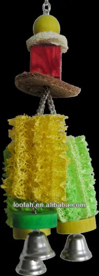 coloueful eco-friendly pet bird toys