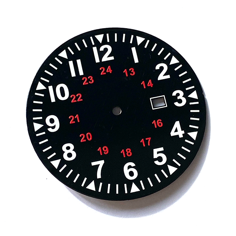 Dial de reloj táctico militar de 24 h de 24 h