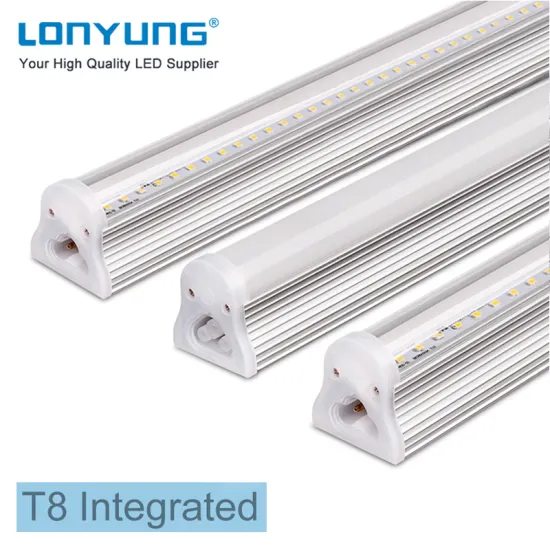 OEM ODM 2ft 9w T8 Integrated LED Tube Lights for House, Office, Supermarket, Workshop