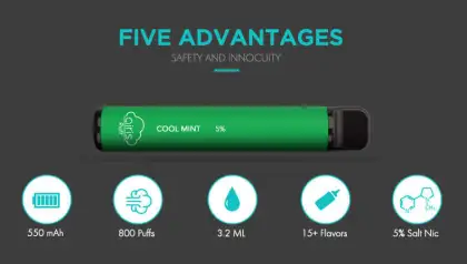 Wholesale Airis Puff E-Cigarette Pod Device 15flavors