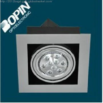 Color temperature: 5600K-6500K/2700K-3300K  LED Grille Downlights