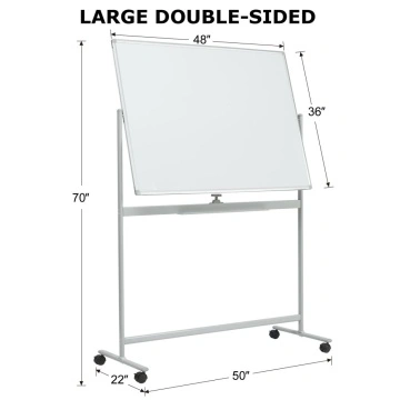 Easel White Board - Magnetic Tripod Whiteboard Portable Dry Erase Board 40  X 28