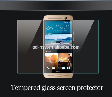 Cuttin machine screen protector for htc m9 hd tempered glass screen protector for htc m9