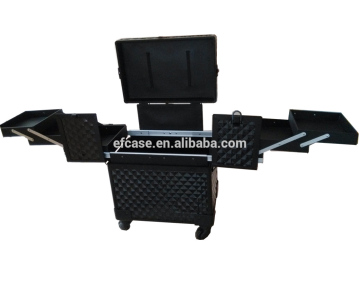 PROFESSIONAL TROLLEY BEAUTY CASE WITH UNIVERSAL WHEELS