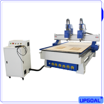 2 Heads 1325 CNC Wood Furniture Engraving Machine with Vacuum Table