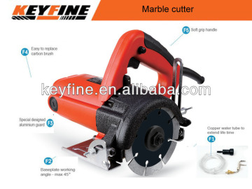 KEYFINE Professional 1200W cutting machine with 110mm marble cutter