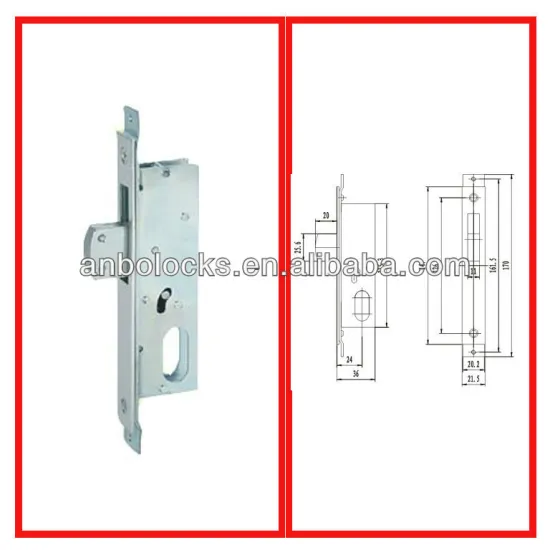 swing deadbolt mortice lock body