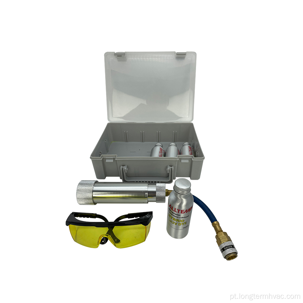 Kit de detecção UV de óleo de refrigeração