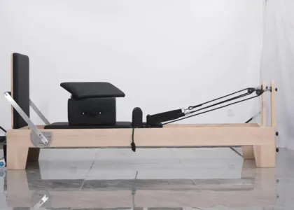 Maple Wooden White Pilates Equipment Set with Piano Steel Springs - Balanced and Cheap Commercial Pilates Equipments