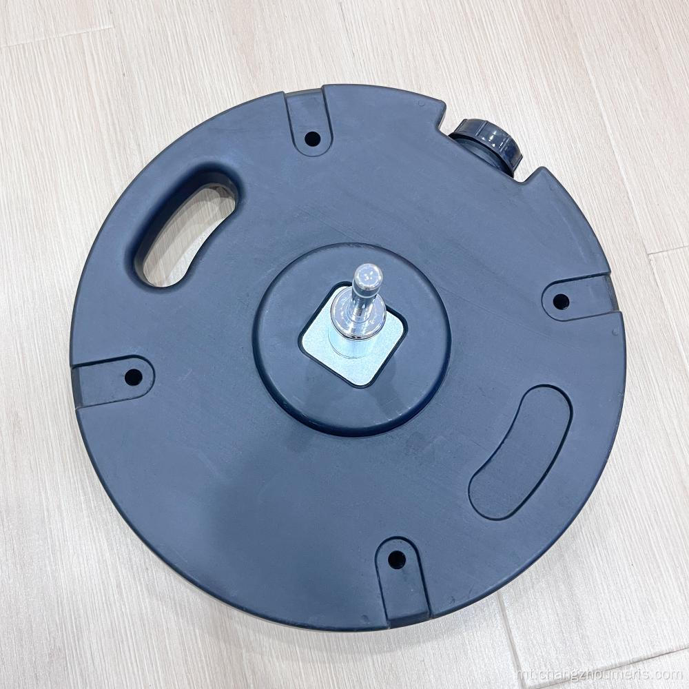 Arblu tal-bandiera tal-istainless steel barra u bażi