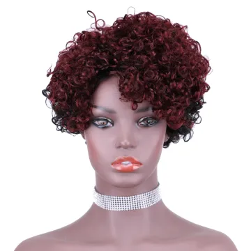 Wholesale Kinky Curly Wavy Wigs Short Kinky Deep Curly Bob Wigs Brazilian Human Hair Bob Curly Wigs for Black Women