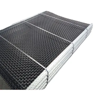 Heavy Duty Crimped Wire Mesh 3x3 6 8 10 Mesh High Manganese 45-65Mn Steel