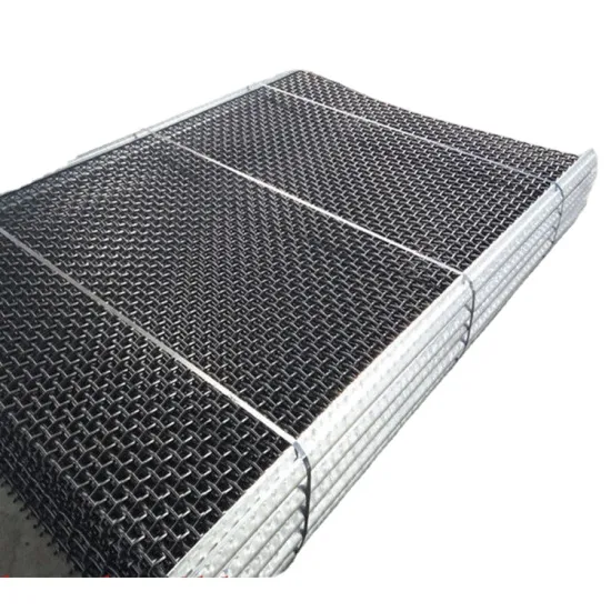 Heavy Duty Crimped Wire Mesh 3x3 6 8 10 Mesh High Manganese 45-65Mn Steel