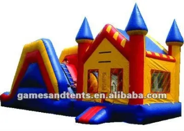 inflatable castle combo, inflatable combo slide A3020