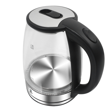 1.8L Electric Glass Kettle with Blue Light and Auto Power Off Function