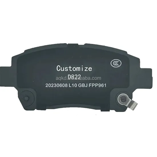 15-Year Factory High-Quality Ceramic Brake Pads - ZHONGLIAN Brand - Replacement Front Brake Pads for Toyota Corolla - Part Number D822