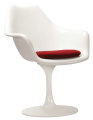 Cadeira de café clássico moderno Cadeira de braço de tulipa