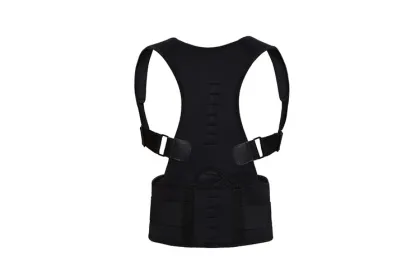 black Adjustable Back Support