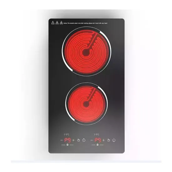 CE Certified 3200W Double Burner Infrared Electric Hot Plate