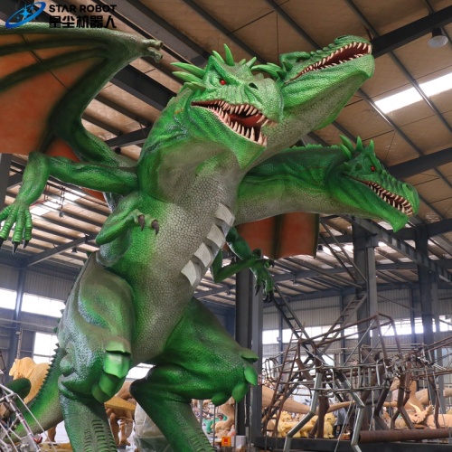 Animatronic European Dragon for Theme Park Attractions