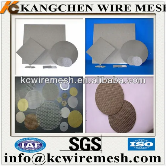 Sintered porous disc filter wire mesh made in China!!