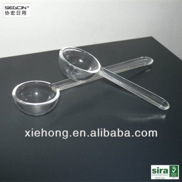 2014 fashion popular clear acrylic spoon,soup spoon, spoon holder