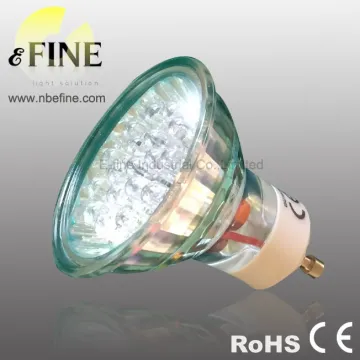 GU10 glass lamp DIP LED bulb blue color