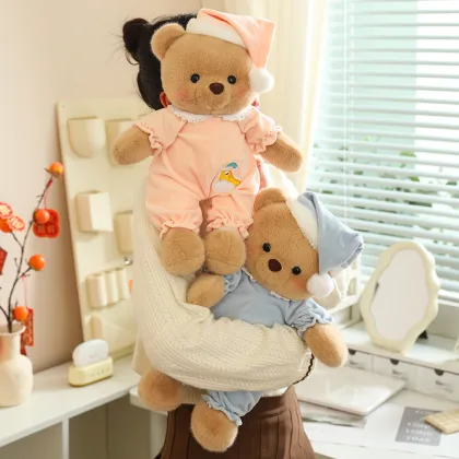 Custom Goodnight Series 40cm Plush Toys: Rabbit, Bear, Pig, Elephant Stuffed Animals