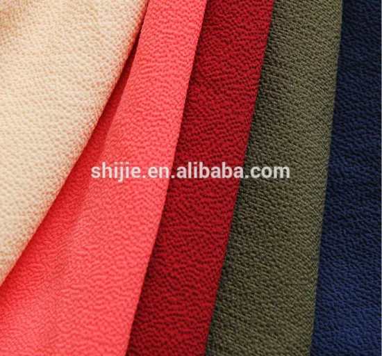 Polyester bubble crepe ready made colors/polyester spandex seesucker ready made colors/ready made Polyester bubbly fabric