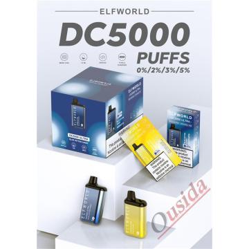 Preço da fábrica elf word dc5000 ultra dispensável vape