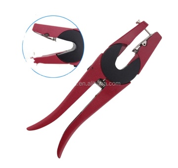 Metal Livestock Ear Tagger Pliers for Pig, Sheep, Cattle, and Cow Ear Tags