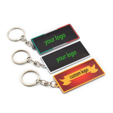 Customized Metal Car Number Plate Keychains: Promotional Aluminum Keychains for License Plate Enthusiasts