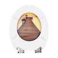 Fanmitrk Wooden Toilet Seat-Durable MDF Toilet Seat