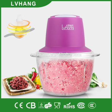 300W 1.0L electric chopper with stainless steel blade