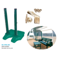 Mobile Green Aluminum Tennis Net with Post