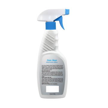 Cleaner in acciaio inossidabile e detergente spray polacco