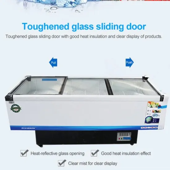 Supermarket Equipment Deep Freezer 5~-18 Degrees Celsius Commercial Blast Freezing Island Freezer