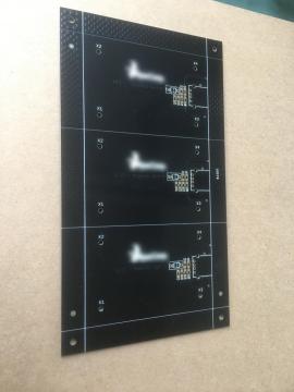 2 layer 1.6mm 1OZ  black solder PCB
