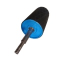 Rubber lagging drum drive conveyor pulley overland